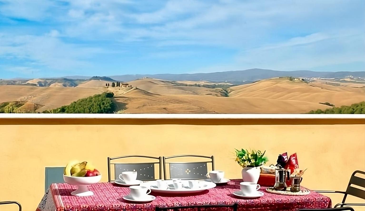 Agriturismo Caliano Asciano Buitenkant foto